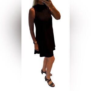 Mudd black sleeveless choker neck dress